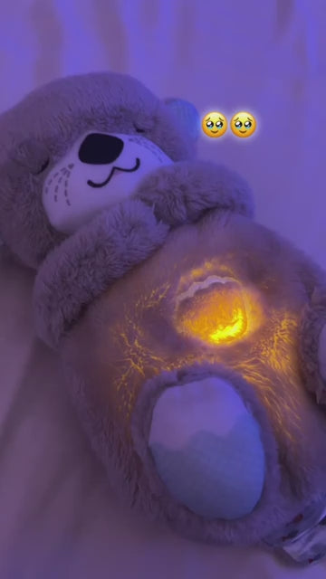 Breathing Teddy Bear with Soothing Music, Comfort Plush